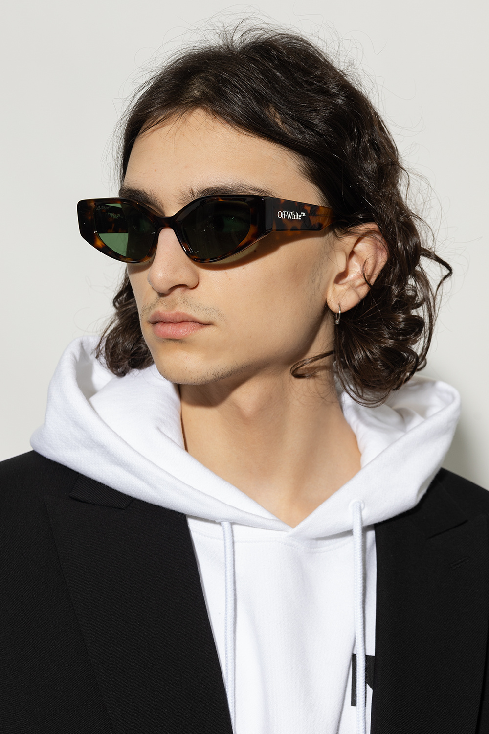 サングラス Off-White Off-White - MEMPHIS SUNGLASSES BLACK DARK GREY Off White Memphis - Sunglasses - Black/Grey | eBay